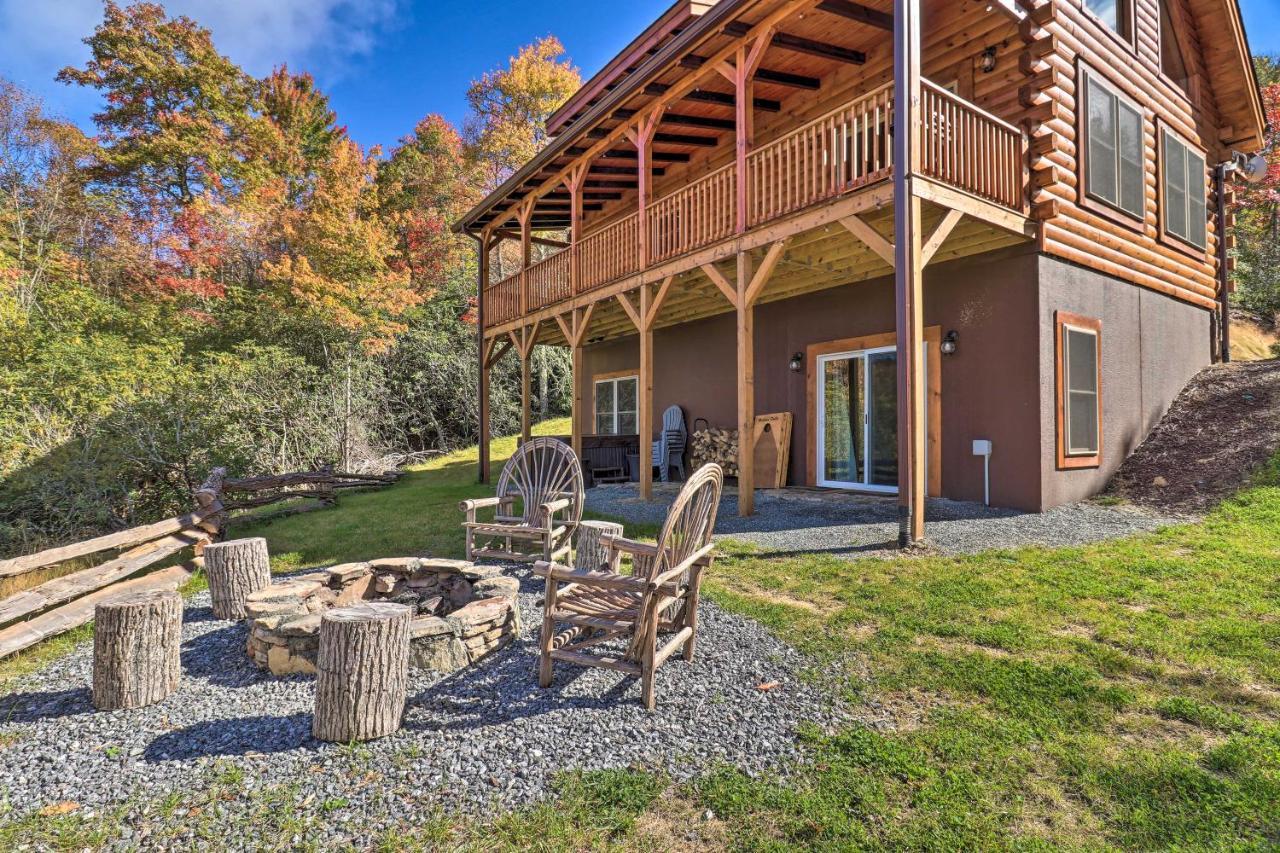 Hilltop Cabin On 5 Acres With Hot Tub And Waterfall! บรายซันซิตี ภายนอก รูปภาพ
