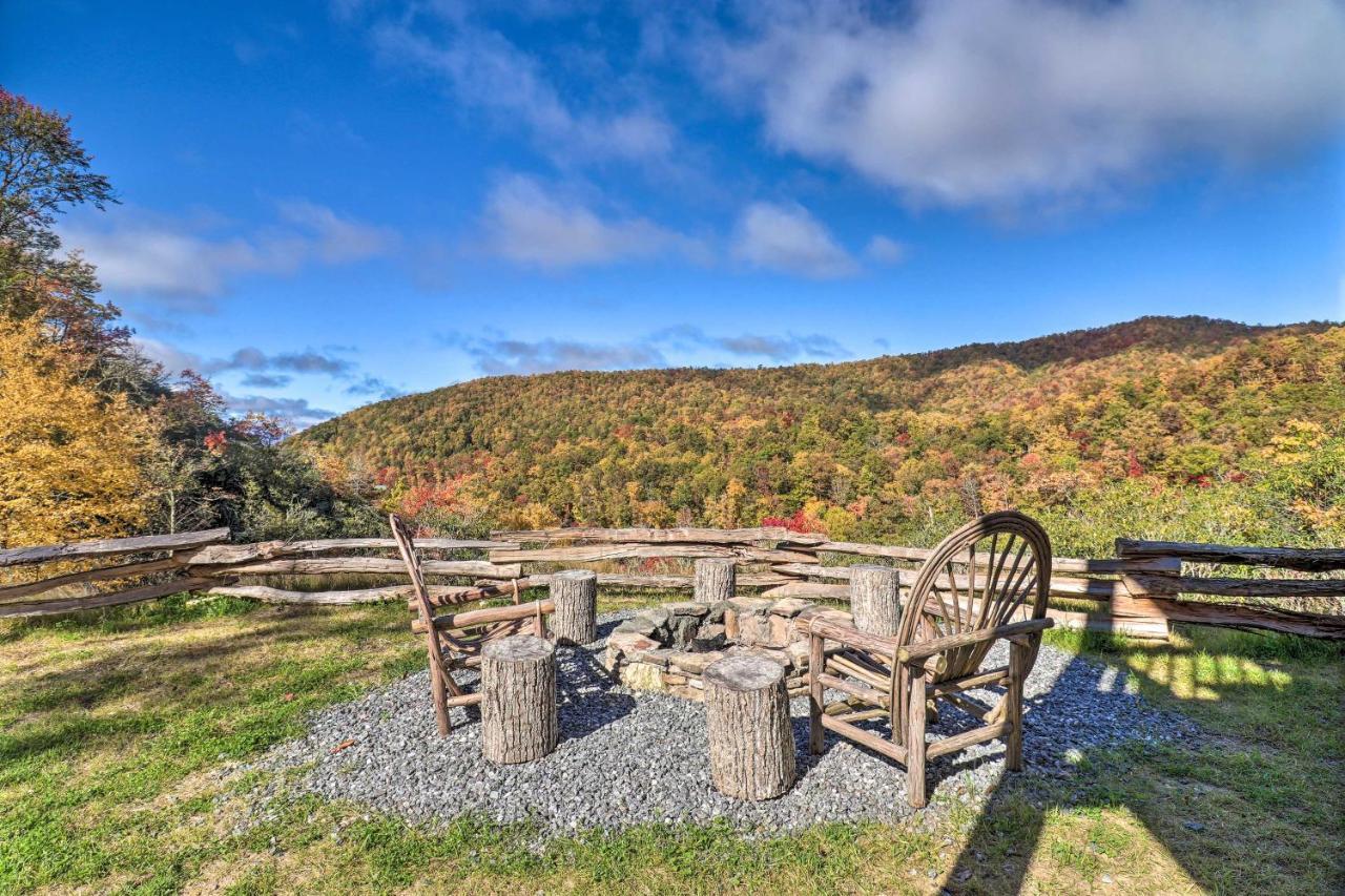 Hilltop Cabin On 5 Acres With Hot Tub And Waterfall! บรายซันซิตี ภายนอก รูปภาพ
