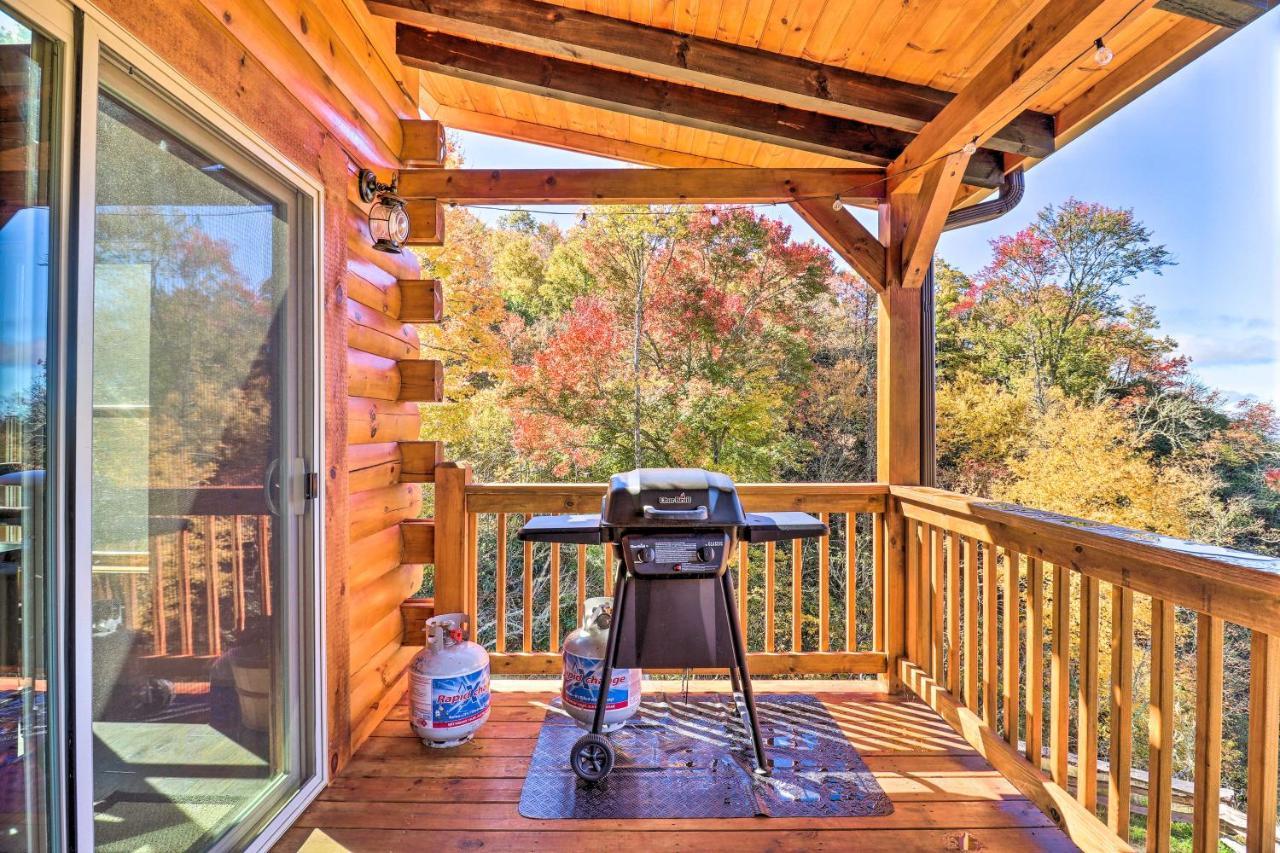 Hilltop Cabin On 5 Acres With Hot Tub And Waterfall! บรายซันซิตี ภายนอก รูปภาพ